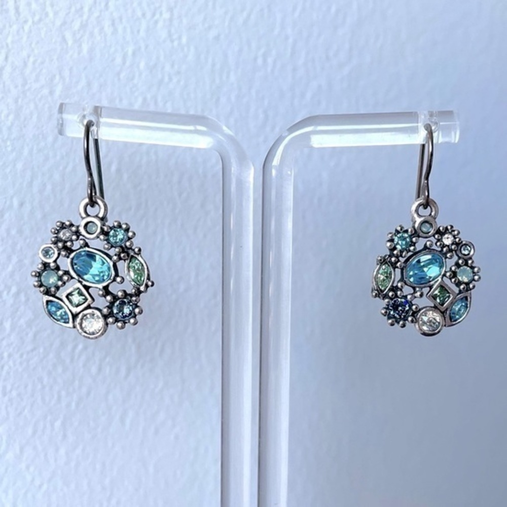 Multi-Colored Jewels Earrings | Real Sterling Silver | NWT